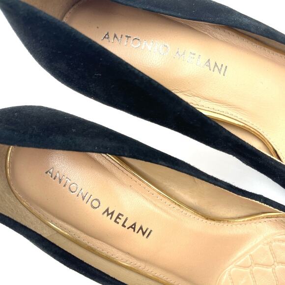 ANTONIO MILANI CANDACE stiletto shoes black sz 7 - Picture 6 of 12